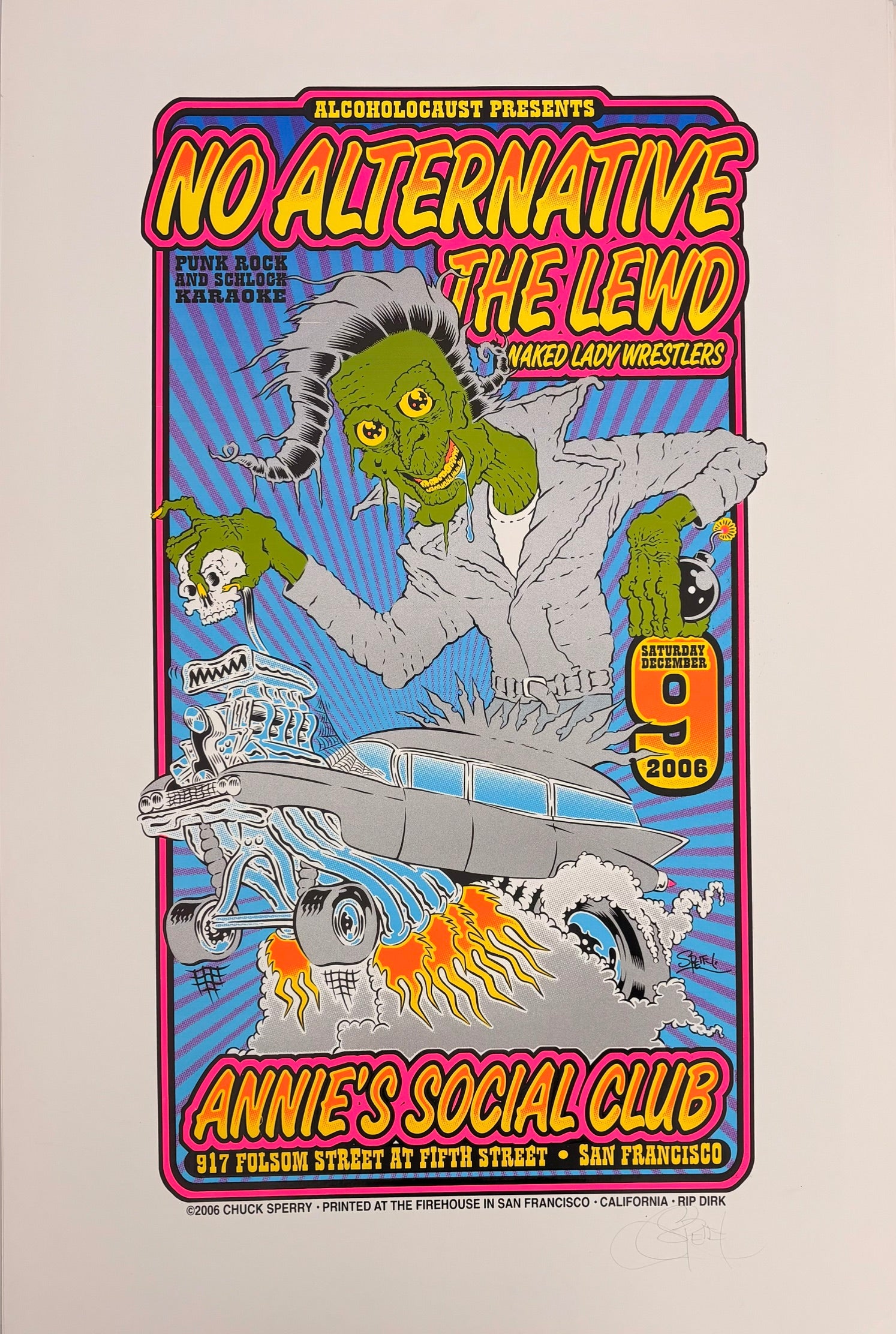 Serigraphie archives chuck sperry moyen format NO ALTERNATIVE 2006 – CHUCK SPERRY – 89 × 59 cm
