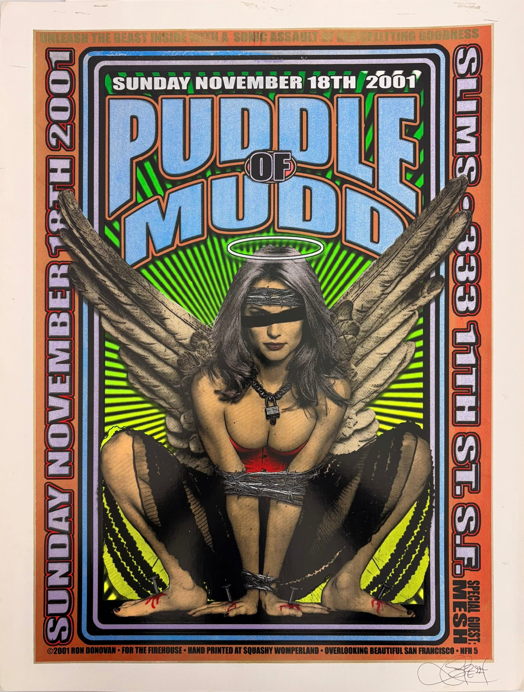 Serigraphie archives chuck sperry moyen format PUDDLE OF MUDD 2001 – CHUCK SPERRY – 64 × 48 cm