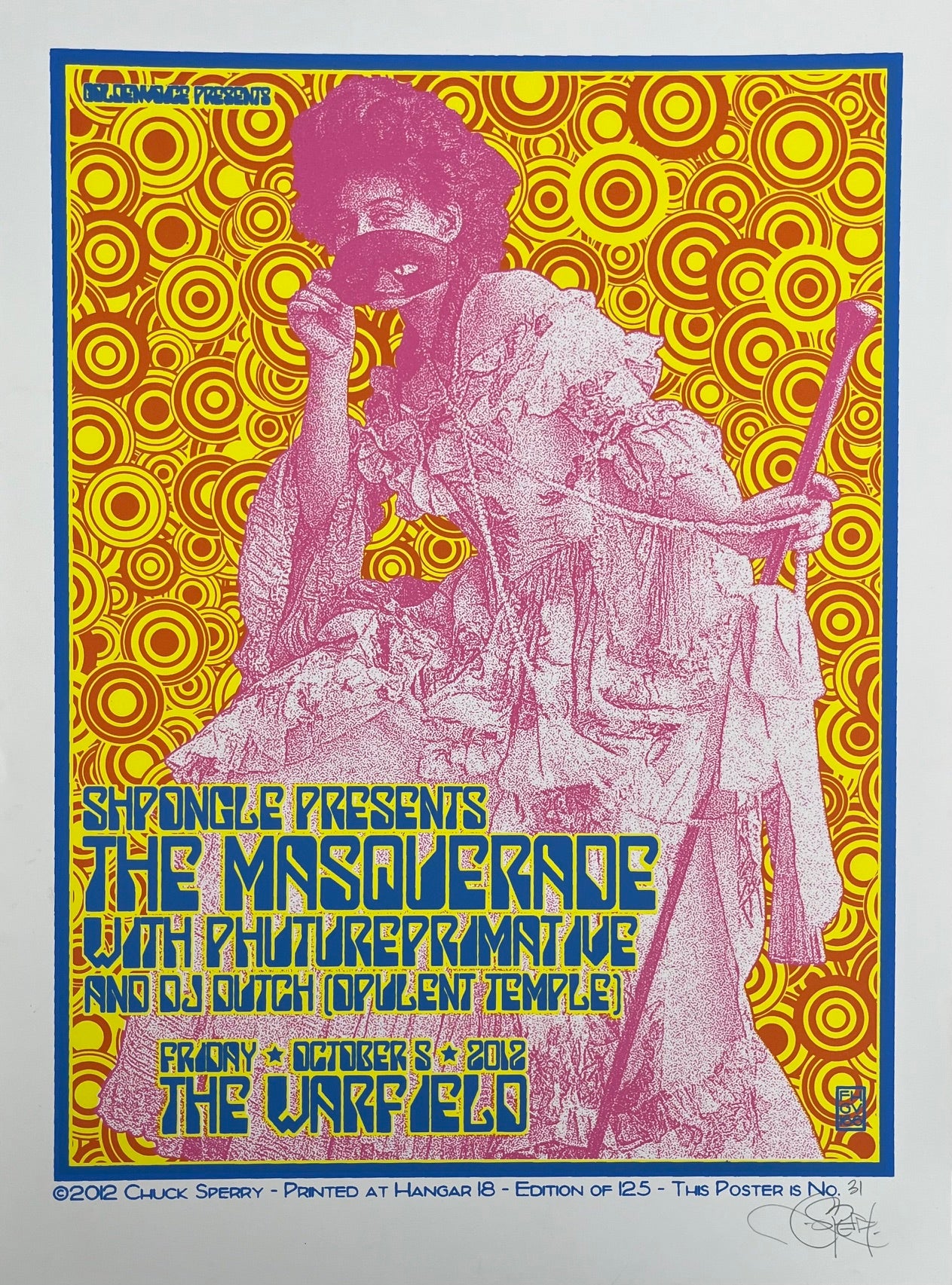 Serigraphie archives chuck sperry moyen format THE MASQUERADE 2012 – CHUCK SPERRY – 57 × 43 cm