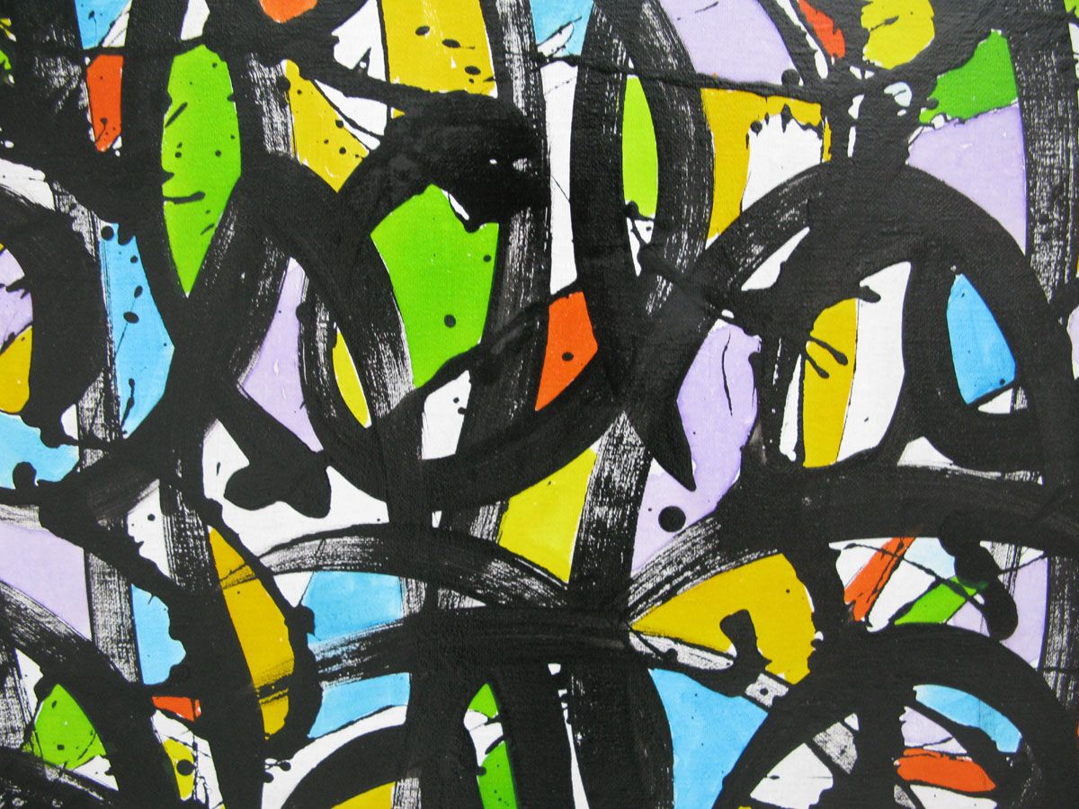 Tableau de STEPHANE RIME a pour titre NONAME C2 style abstrait dim : STEPHANE RIMEprix:1350