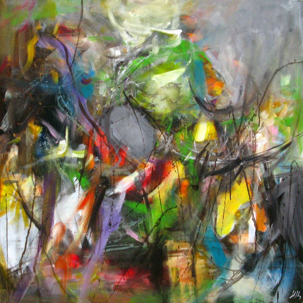 Tableau figuratif grand format ST – IVAN TZONEV – 100 × 100 cm