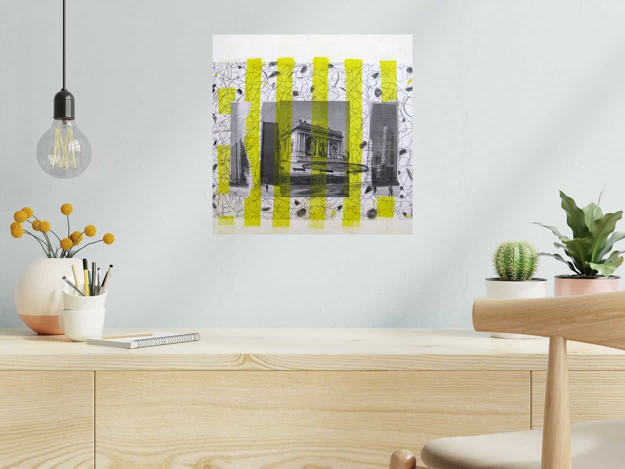 Tableau PALAIS GALLIERA de VEROE dans un intérieur – 40 × 40 cm