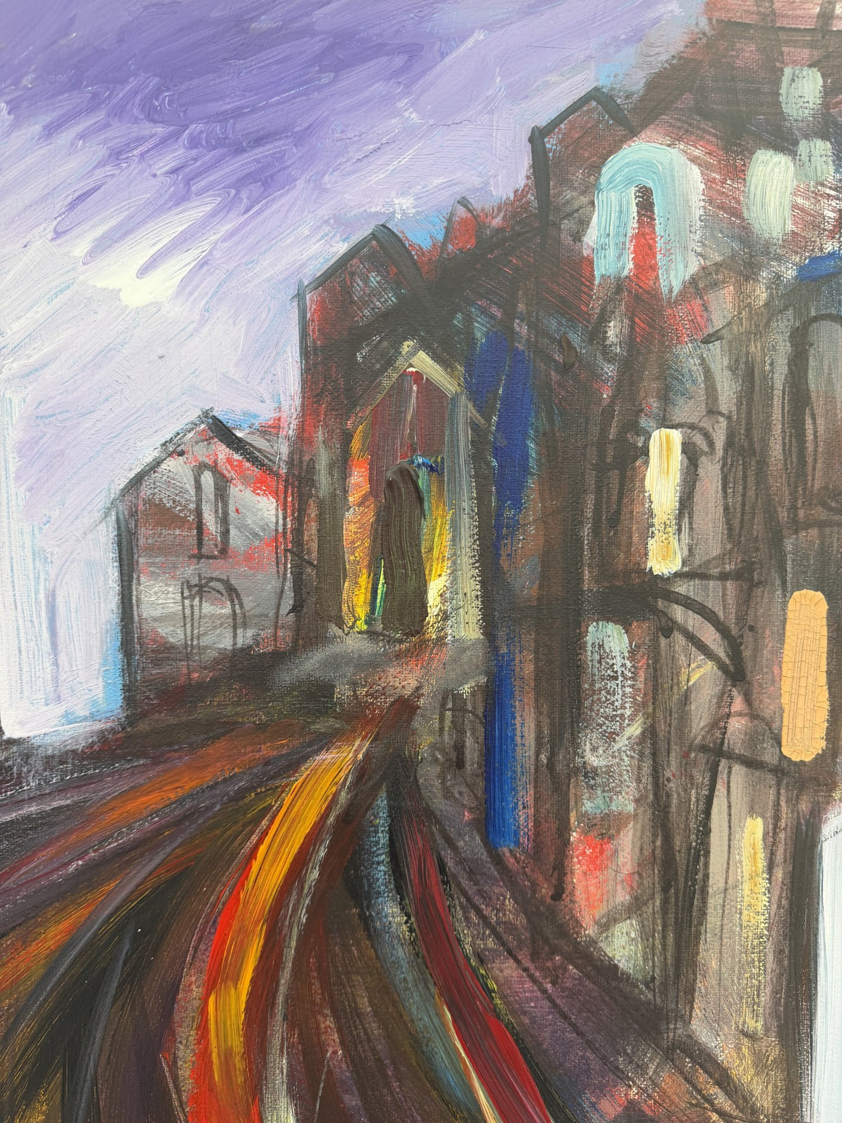Tableau Riom - 1 de IVAN TZONEV dans un intérieur – 50 × 50 cm
