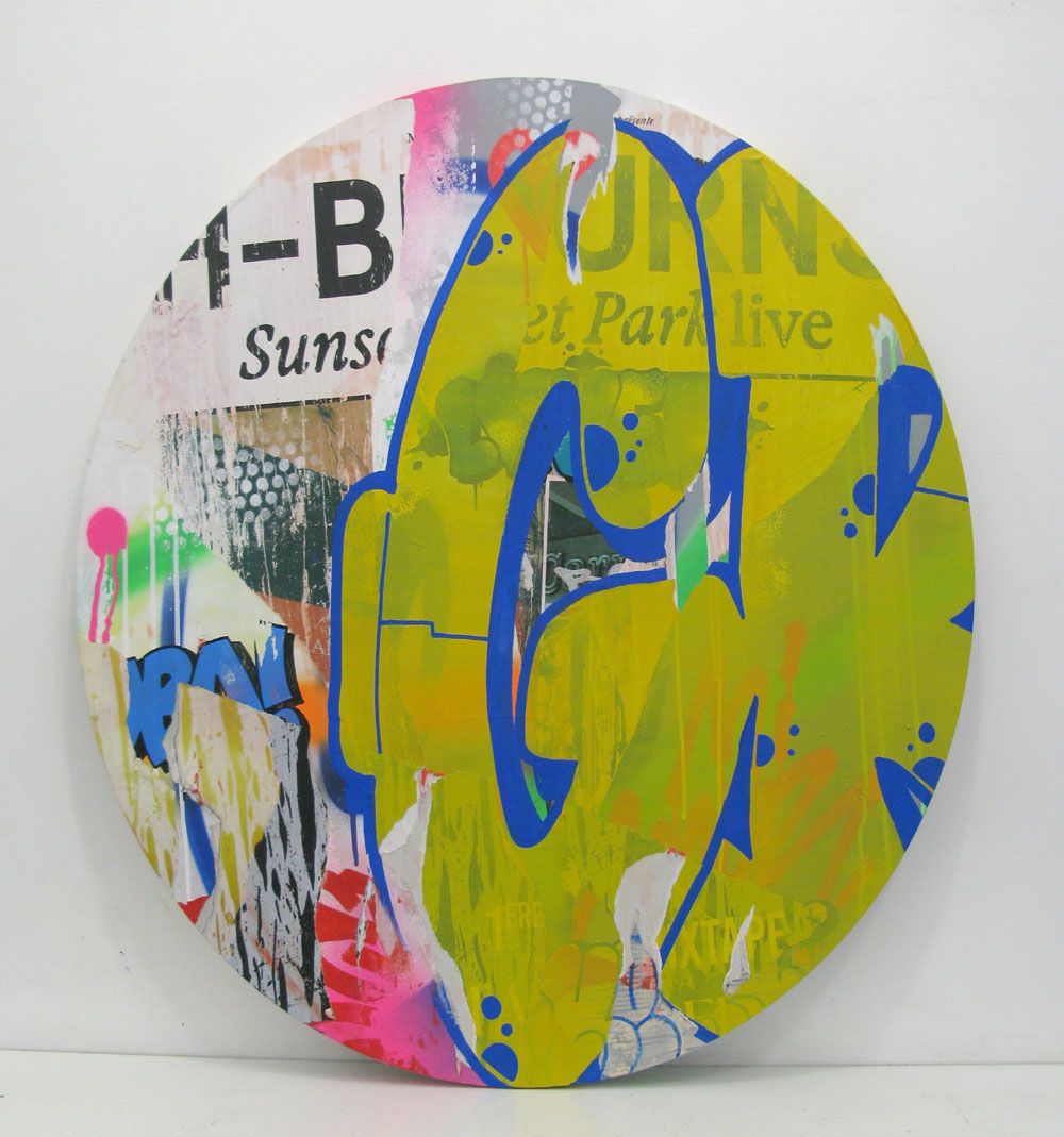 Tableau street art grand format Park live – KENY – 80 × 80 cm
