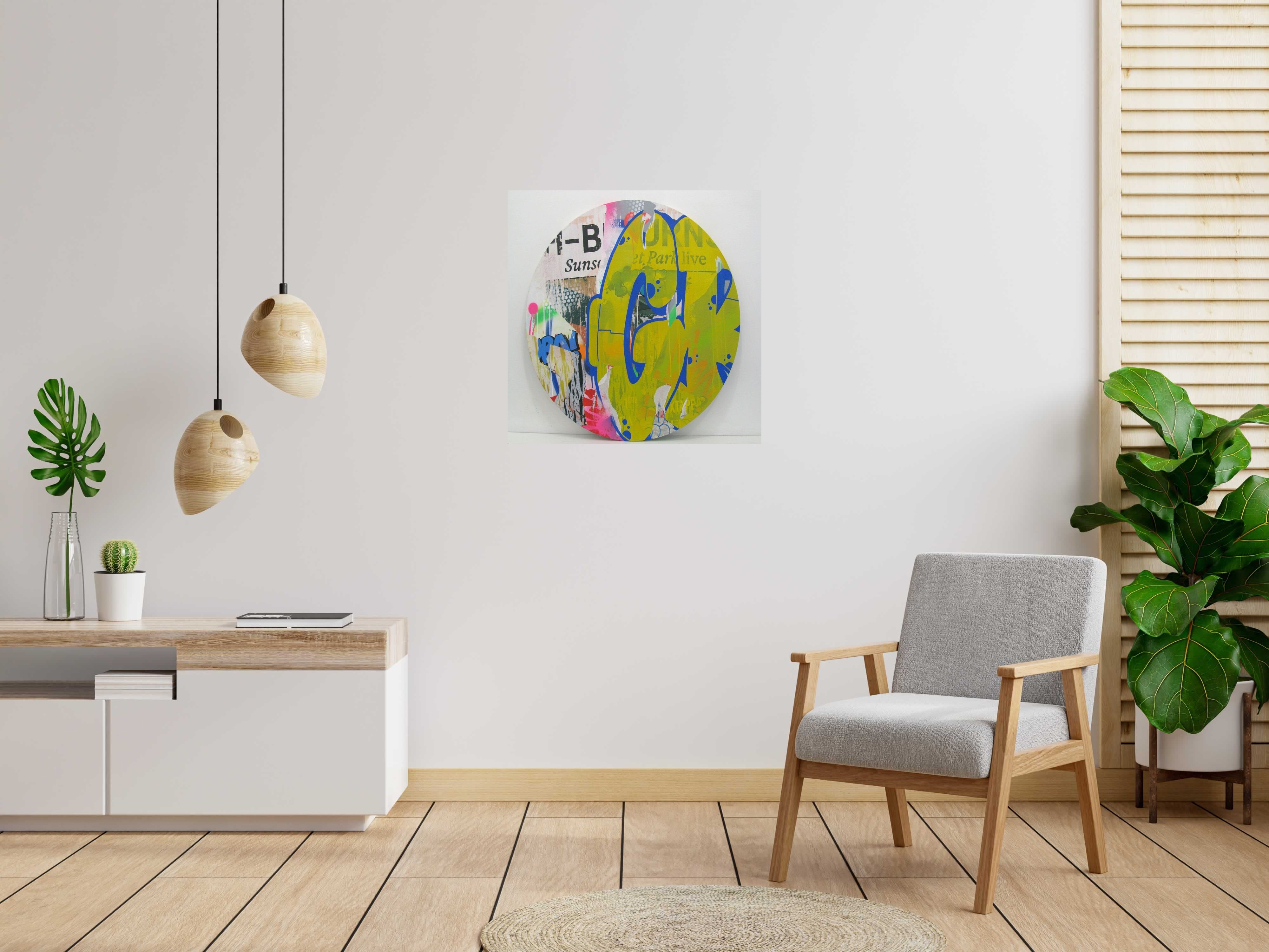 Tableau Park live de KENY dans un intérieur – 80 × 80 cm
