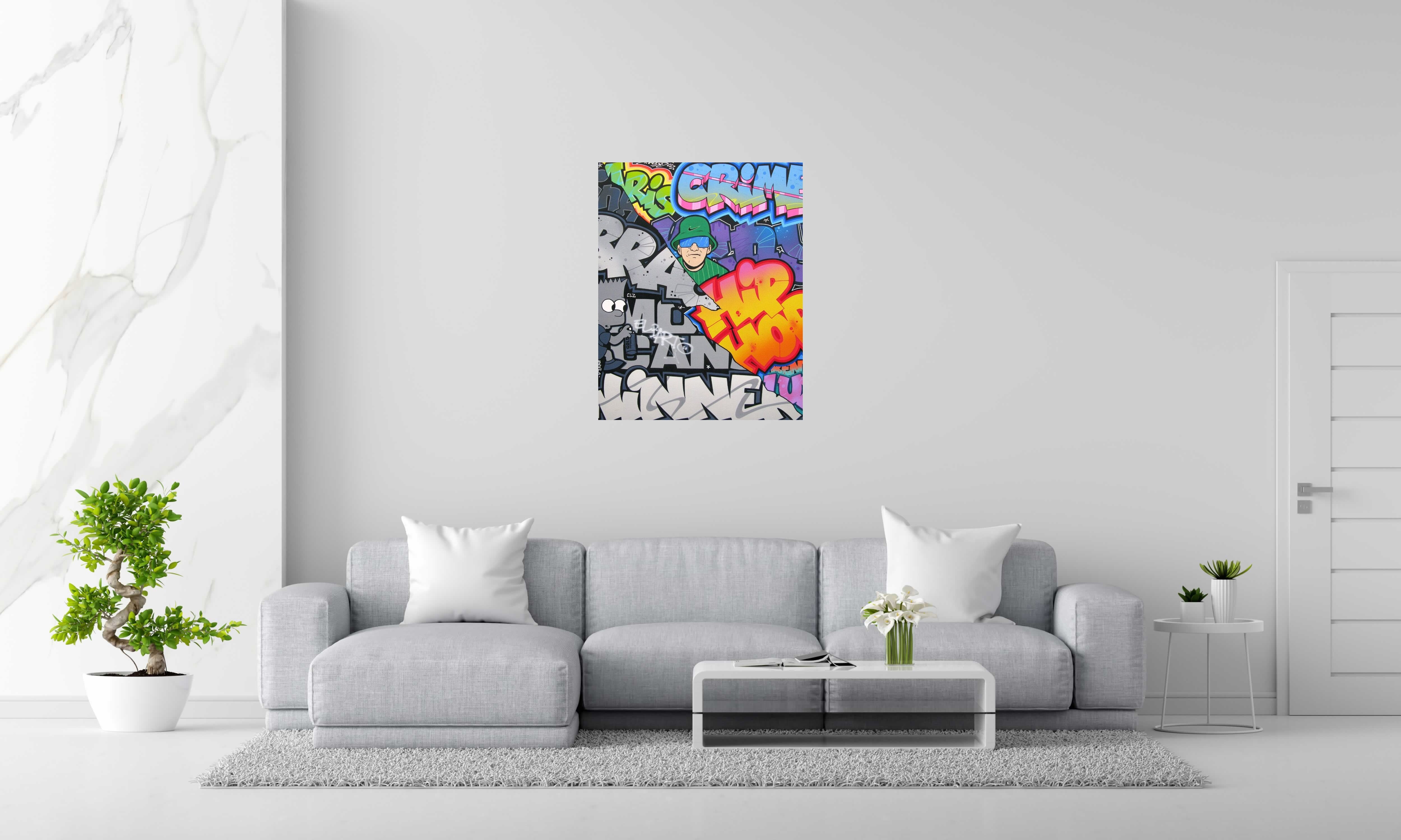 Tableau EL BARTO de KENY dans un intérieur – 92 × 73 cm