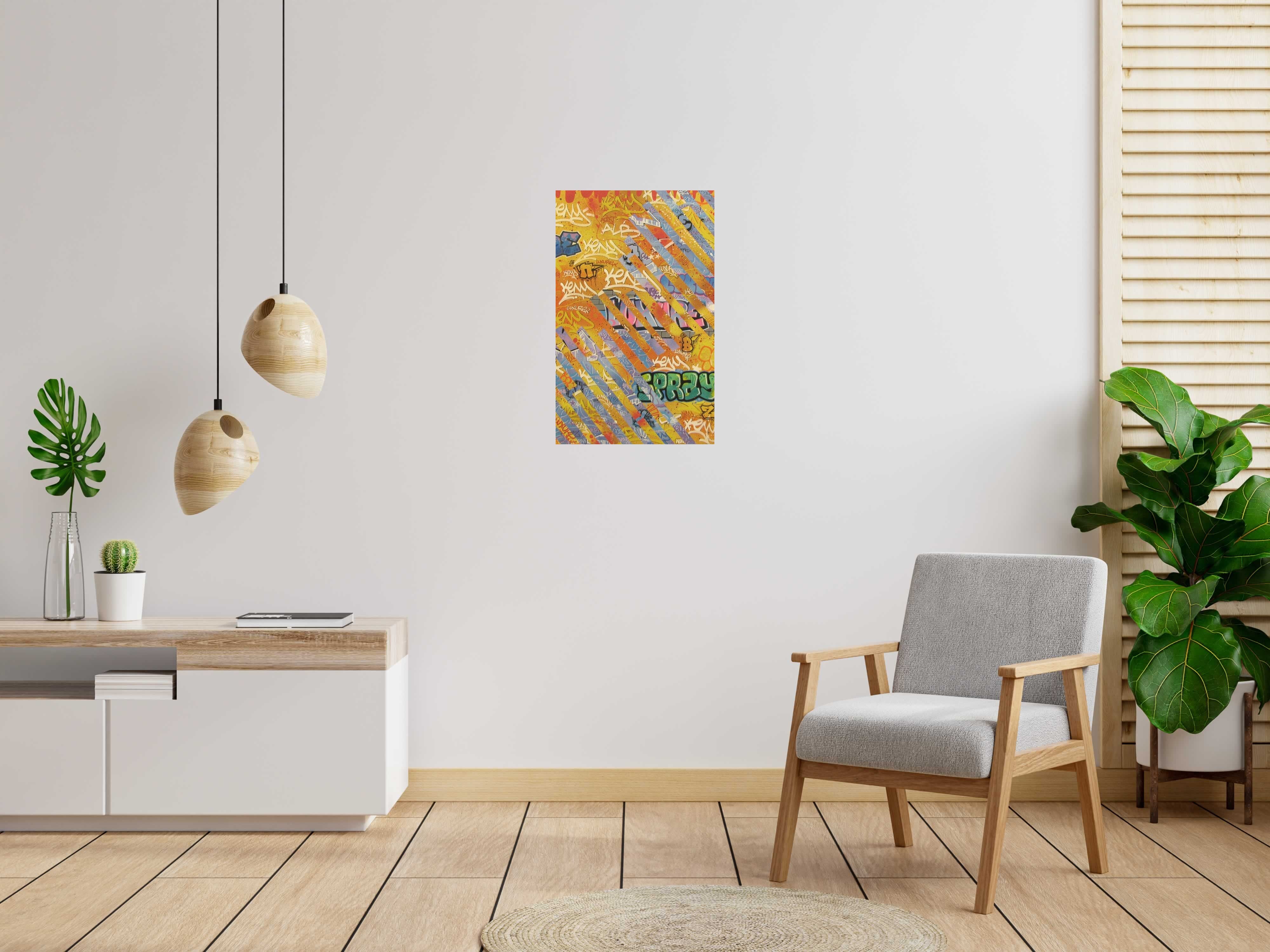 Tableau LUXURE de KENY dans un intérieur – 80 × 50 cm