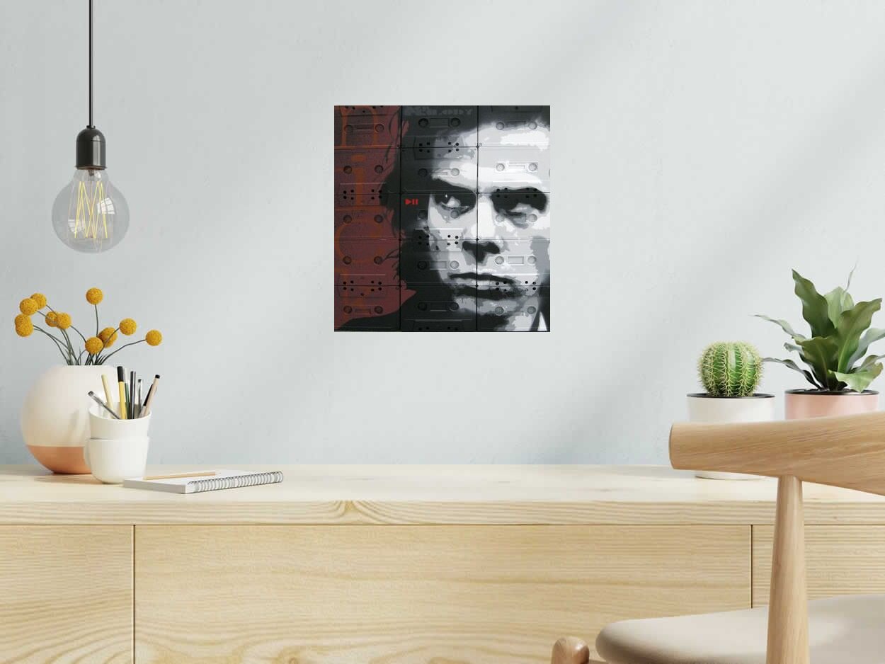 Tableau NICK de MR MELODY dans un intérieur – 30 × 32 cm