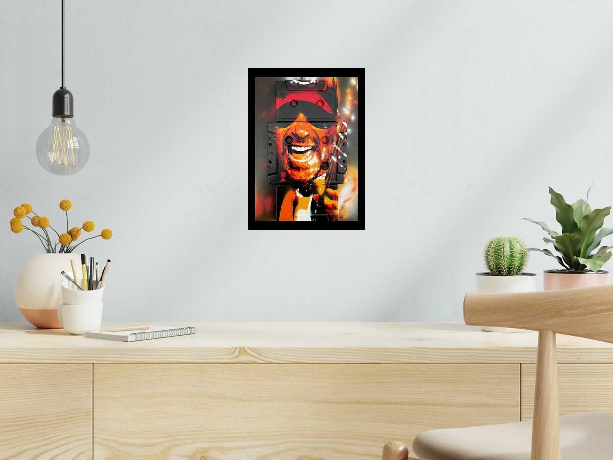 Tableau TOM de MR MELODY dans un intérieur – 24 × 33 cm