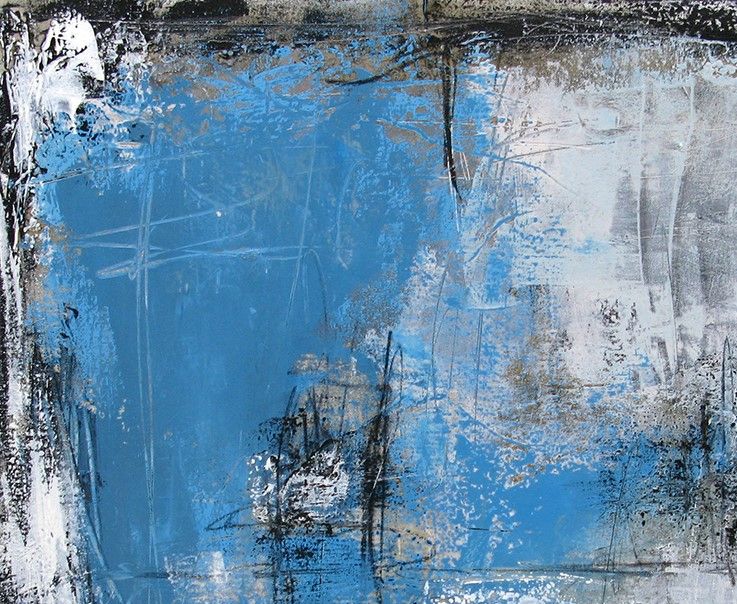 Tableau de TANIA CARRARA a pour titre BLUR style abstrait dim : TANIA CARRARAprix:750