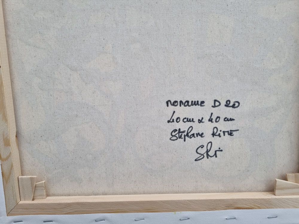 Tableau de STEPHANE RIME a pour titre noname D20 style abstrait dim : STEPHANE RIMEprix:190