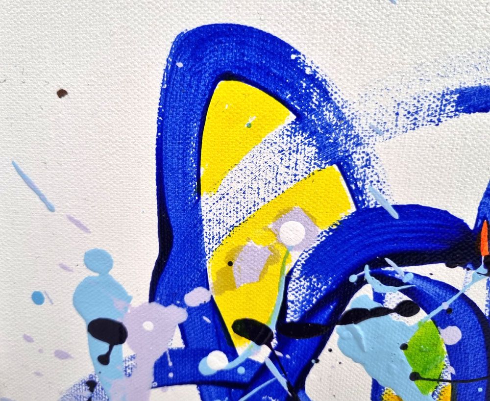 Tableau de STEPHANE RIME a pour titre noname D21 style abstrait dim : STEPHANE RIMEprix:190