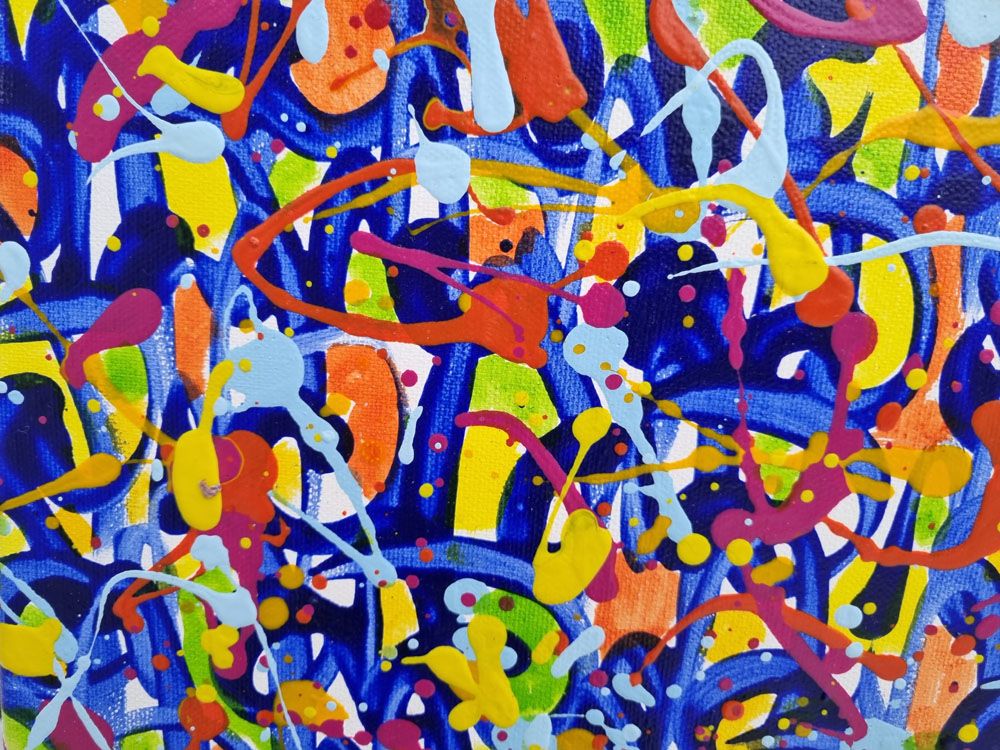 Tableau de STEPHANE RIME a pour titre NONAME D22 style abstrait dim : STEPHANE RIMEprix:190