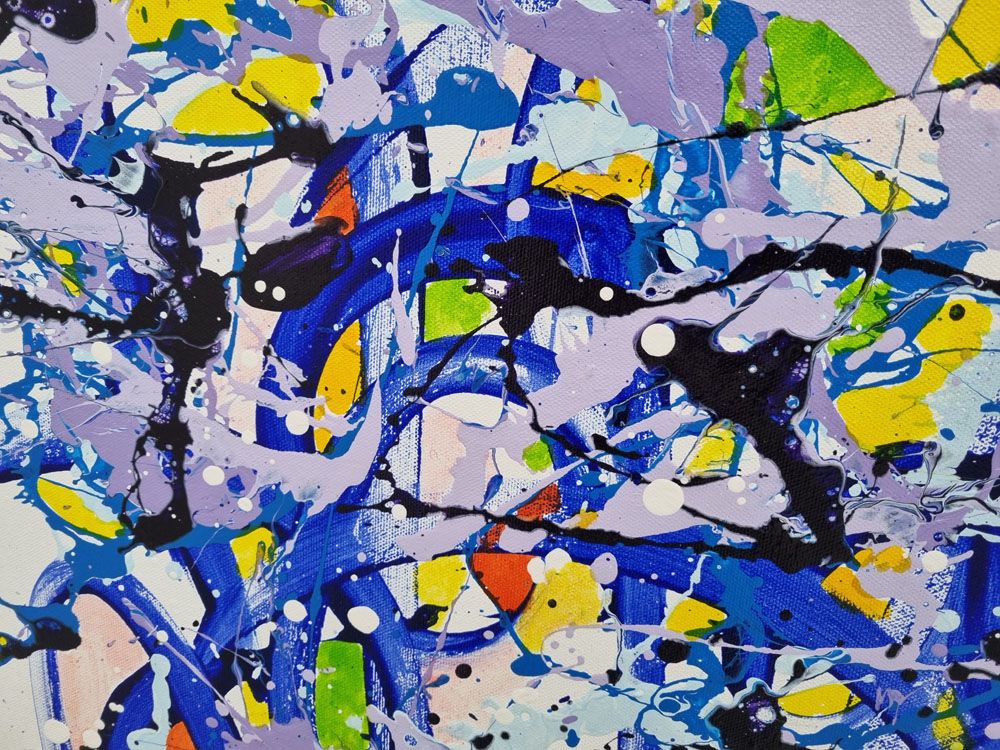 Tableau de STEPHANE RIME a pour titre NONAME D43 style abstrait dim : STEPHANE RIMEprix:590