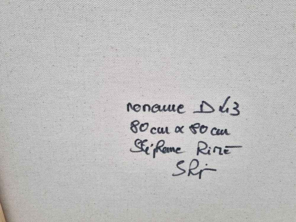 Tableau de STEPHANE RIME a pour titre NONAME D43 style abstrait dim : STEPHANE RIMEprix:590