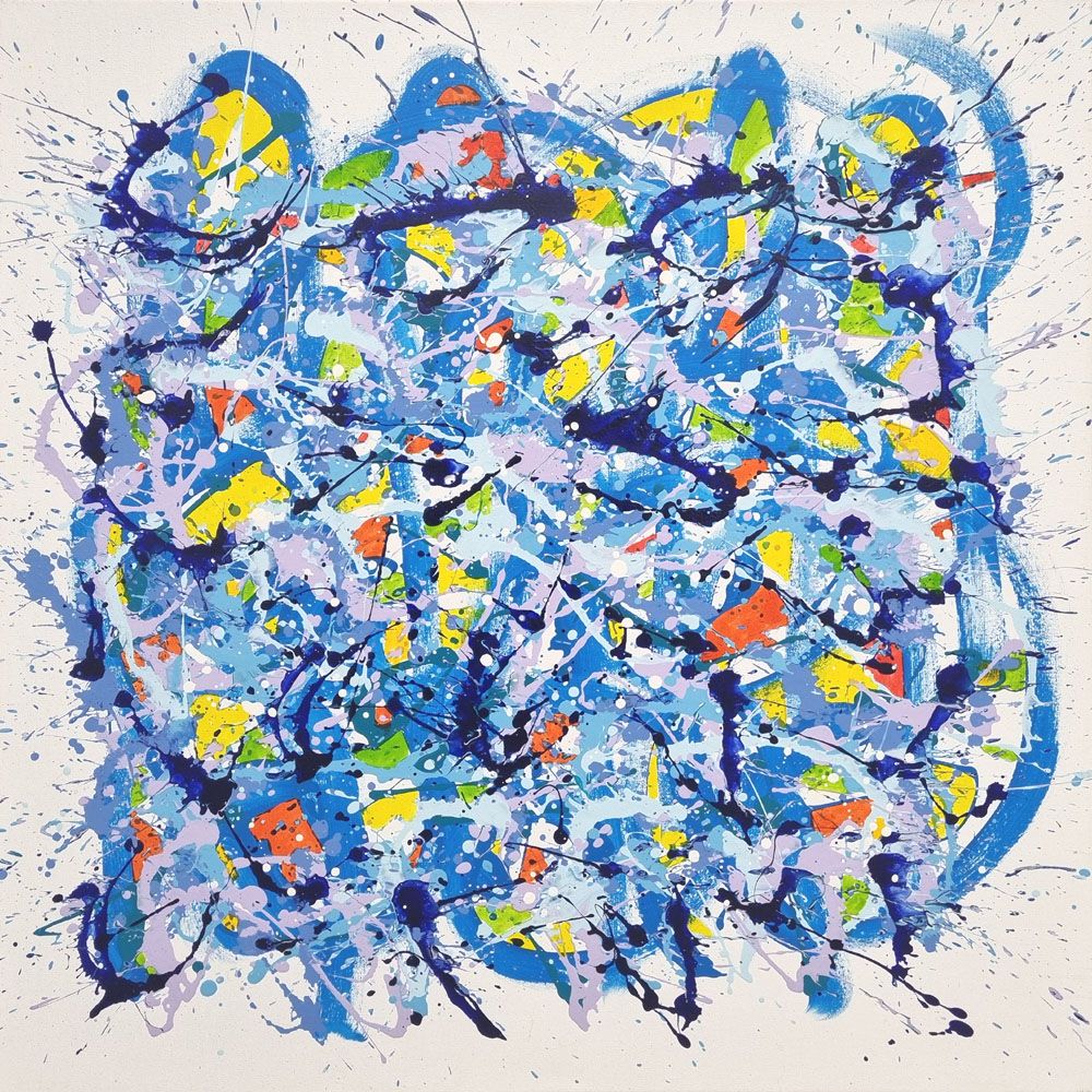 Tableau de STEPHANE RIME a pour titre NONAME D44 style abstrait dim : STEPHANE RIMEprix:590