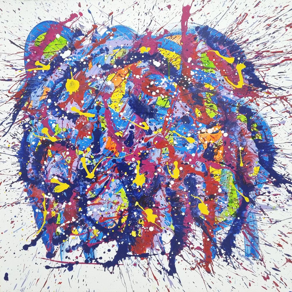 Tableau de STEPHANE RIME a pour titre NONAME A44 style abstrait dim : STEPHANE RIMEprix:590