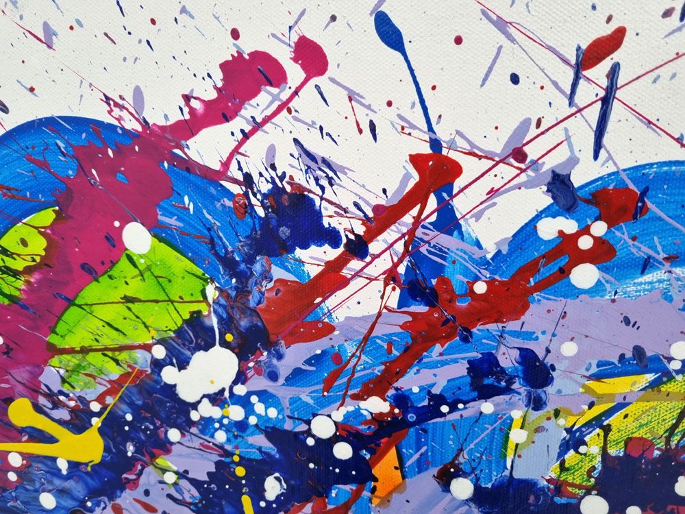 Tableau de STEPHANE RIME a pour titre NONAME A44 style abstrait dim : STEPHANE RIMEprix:590