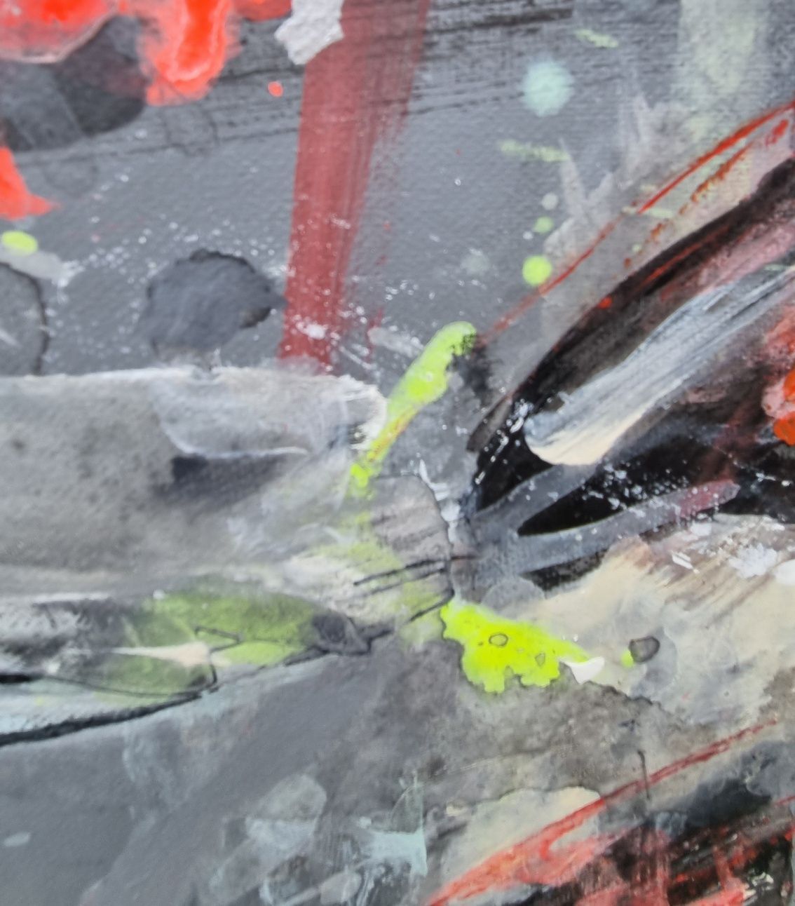Tableau de RINGER HERVE a pour titre SANS TITRE style abstrait dim : RINGER HERVEprix:950
