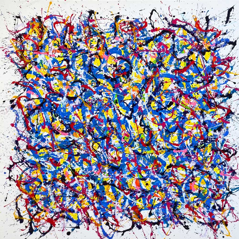 Tableau de STEPHANE RIME a pour titre NONAME D62 style abstrait dim : STEPHANE RIMEprix:1700