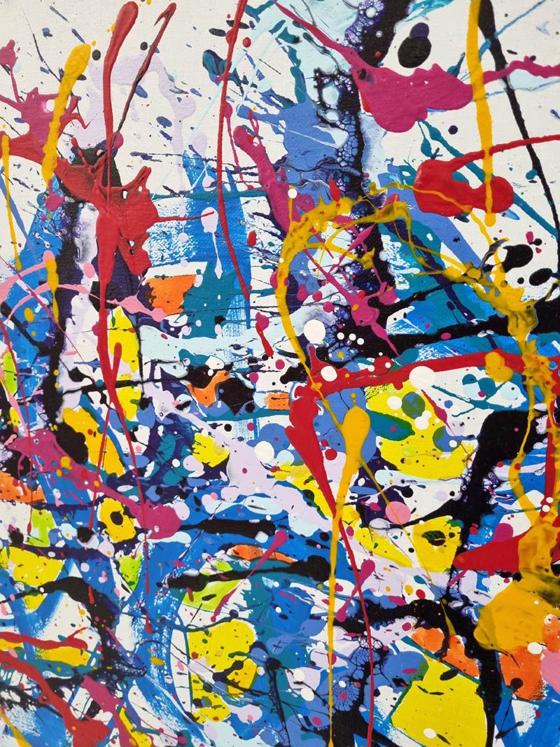 Tableau de STEPHANE RIME a pour titre NONAME D62 style abstrait dim : STEPHANE RIMEprix:1700