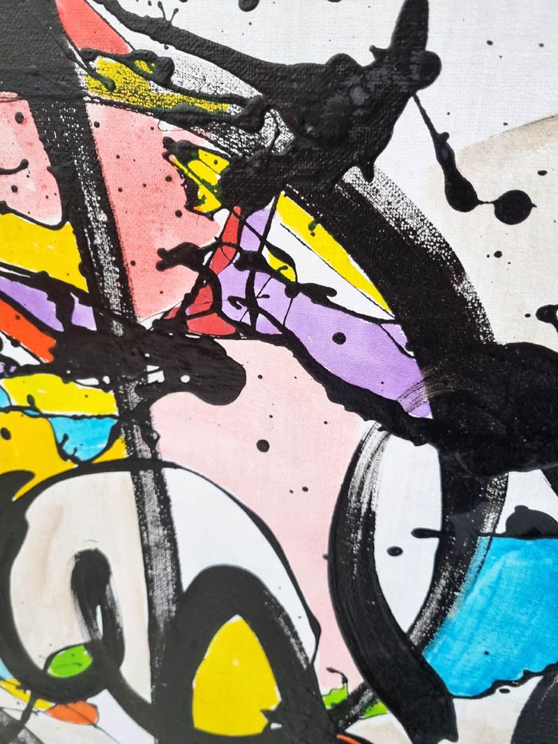 Tableau de STEPHANE RIME a pour titre NONAME D71 style abstrait dim : STEPHANE RIMEprix:2000