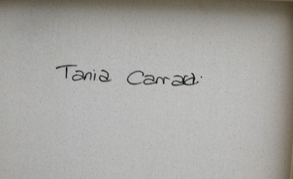 Tableau de TANIA CARRARA a pour titre NUANCES OCRE JAUNE style abstrait dim : TANIA CARRARAprix:1100