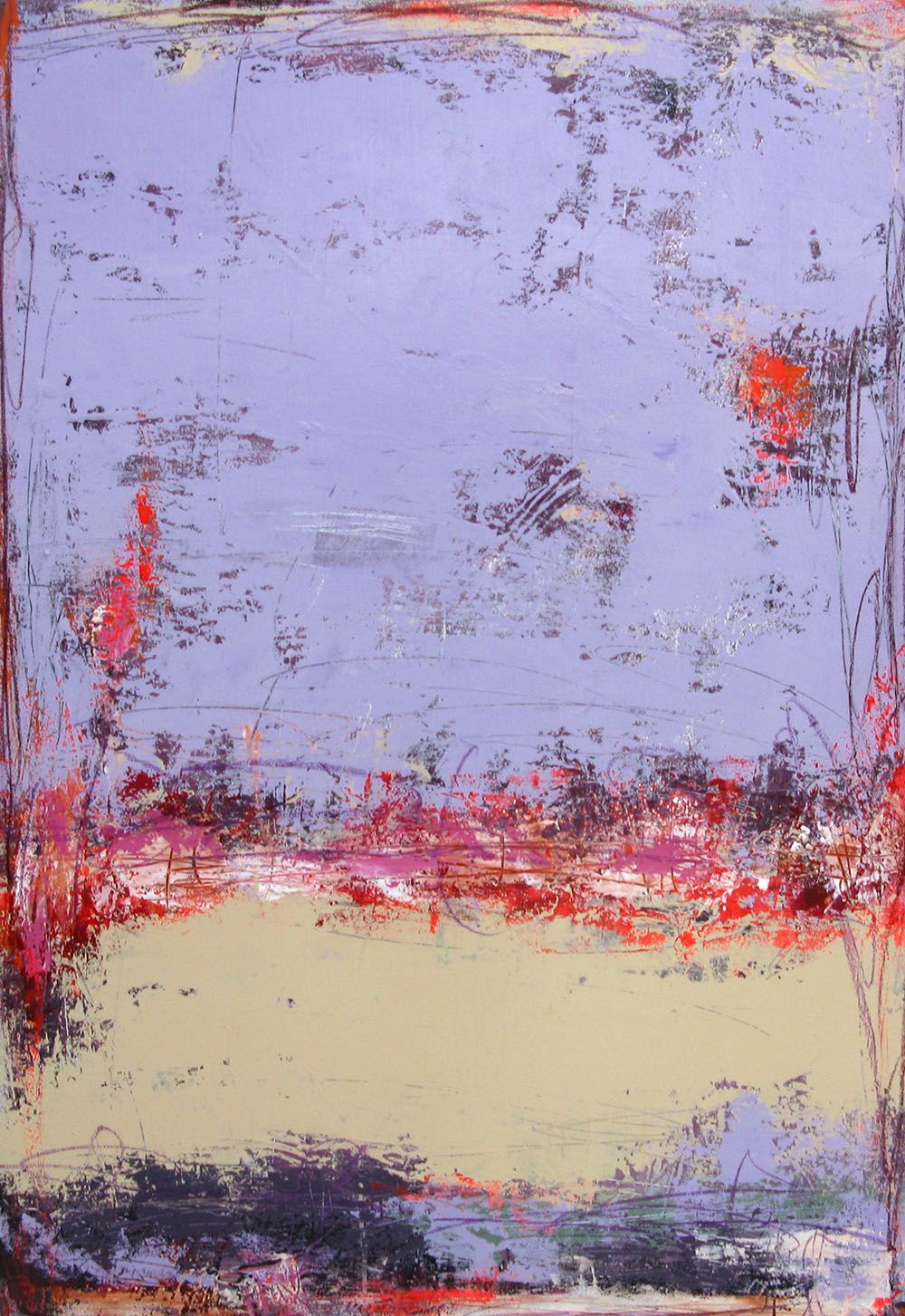 Tableau de TANIA CARRARA a pour titre NUANCES PARME style abstrait dim : TANIA CARRARAprix:1100