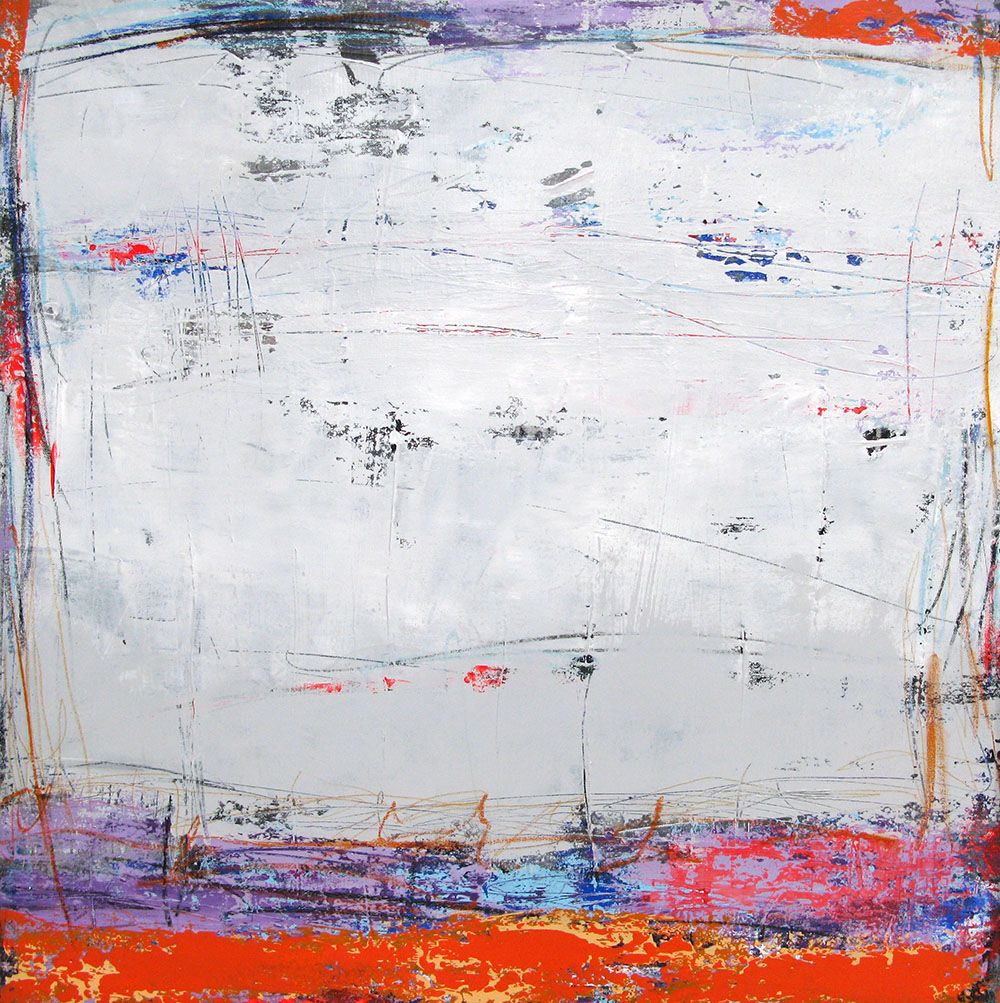 Tableau de TANIA CARRARA a pour titre NUANCES MAUVE style abstrait dim : TANIA CARRARAprix:750