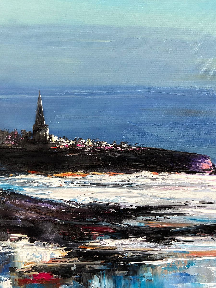 Tableau de PHIL a pour titre St Malo style figuratif dim : PHILprix:350