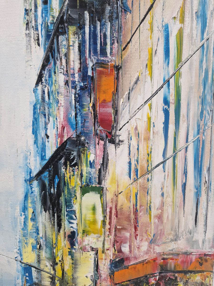 Tableau de PHIL a pour titre Fabulous Times Square style figuratif dim : PHILprix:350