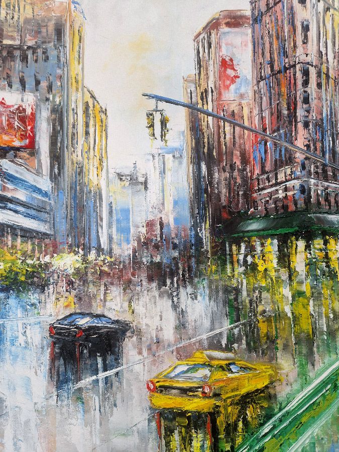 Tableau de PHIL a pour titre My flatiron building NY style figuratif dim : PHILprix:850
