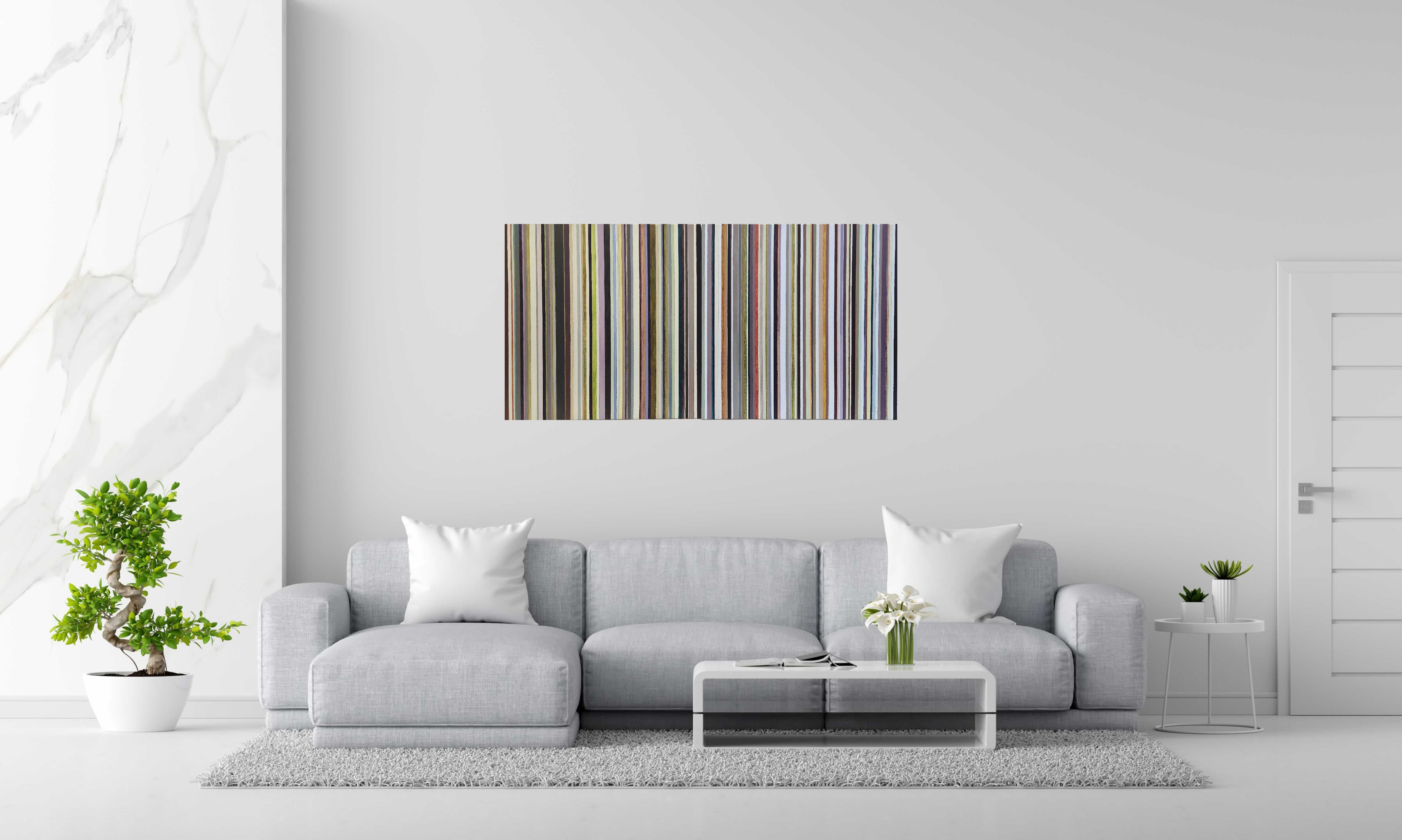 Toile January 1 et 2 de NASH dans un intérieur – 140 × 70 cm