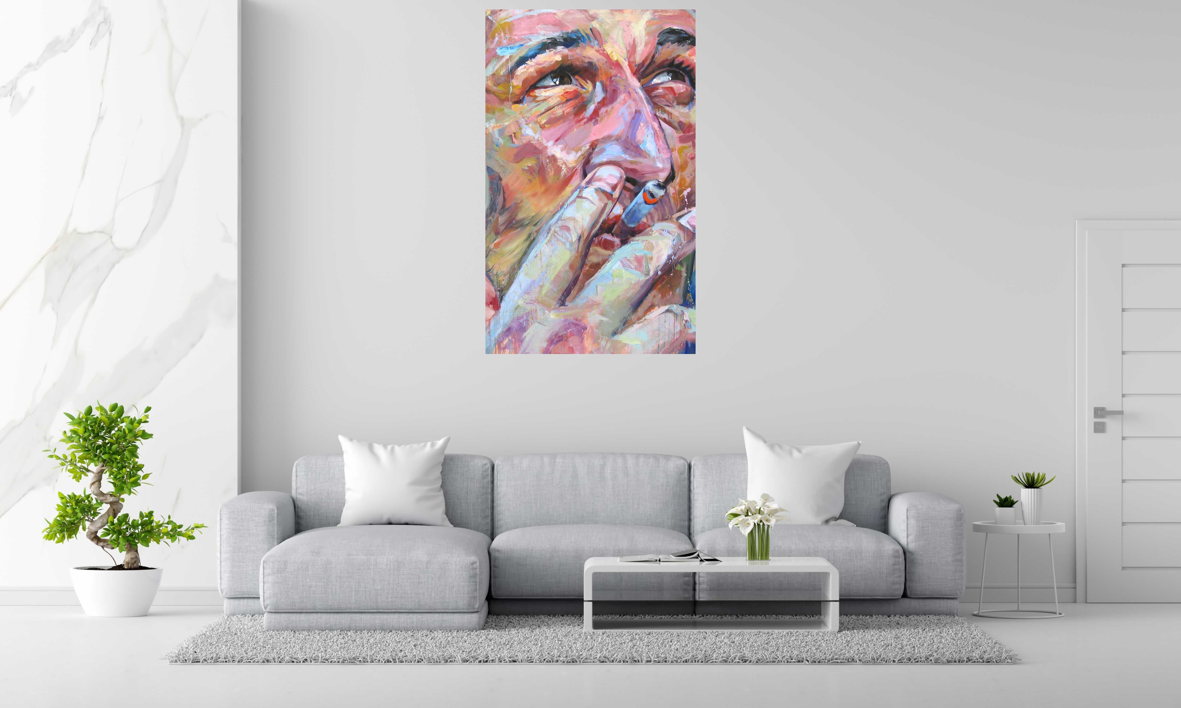 Toile MAX de NUNO dans un intérieur – 89 × 146 cm