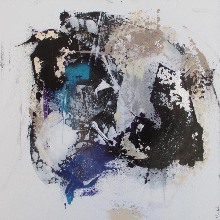 Toile moyen format FRAGMENT 1 – CELINE WEBER – 60 × 60 cm
