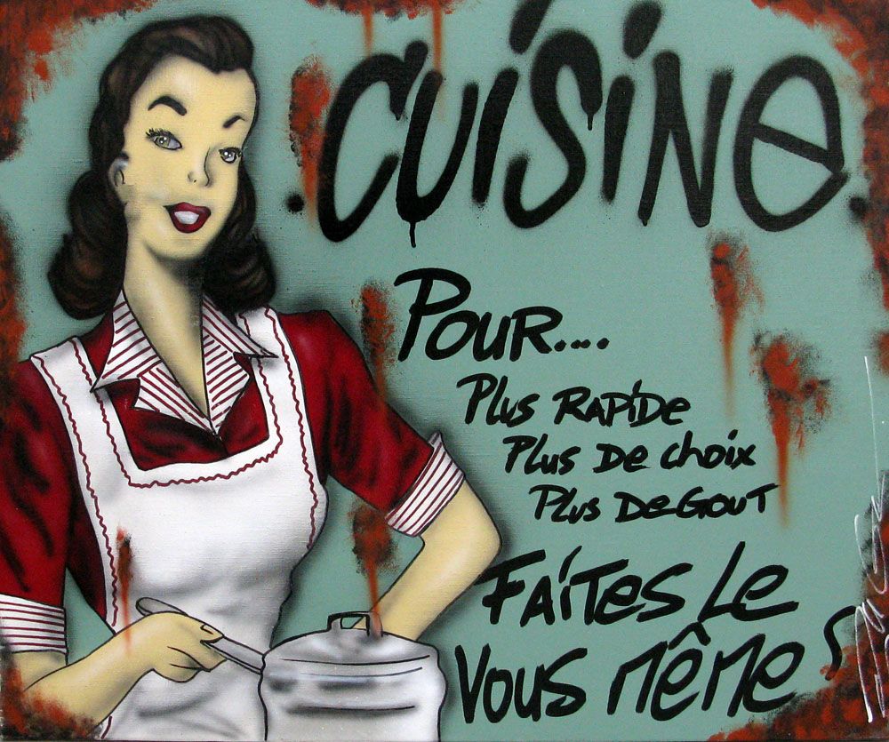 Toile moyen format MASTER CHEF – JUG – 60 × 73 cm