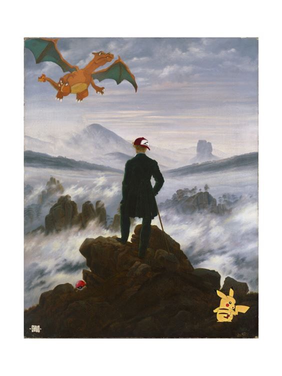 Editions d'art de SHUZ a pour titre Pokemon Master style figuratif dim : SHUZprix:40