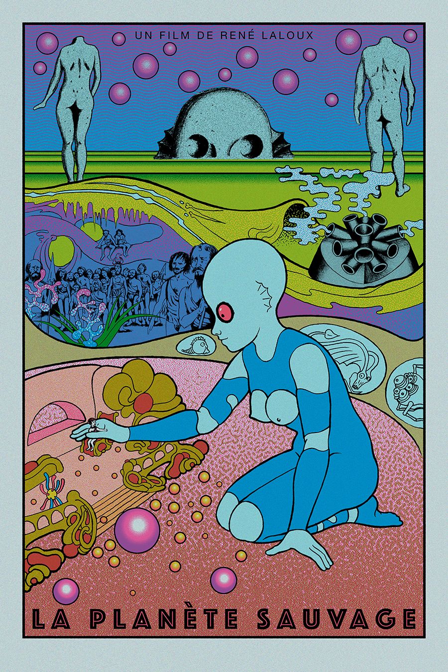 Editions d'art de CHUCK SPERRY a pour titre  FANTASTIC PLANET SILVER style figuratif dim : CHUCK SPERRYprix:300