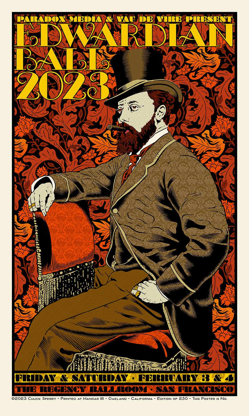 Editions d'art de CHUCK SPERRY a pour titre  EDWARDIAN BALL, REGULAR style figuratif dim : CHUCK SPERRYprix:100