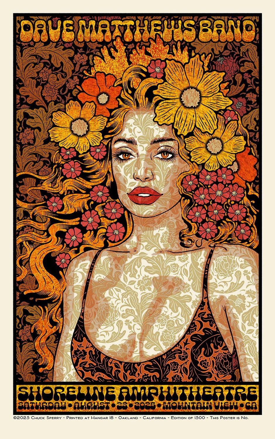 Editions d'art de CHUCK SPERRY a pour titre  DAVE MATTHEWS,REGULAR AE style expo chuck dim : CHUCK SPERRYprix:200