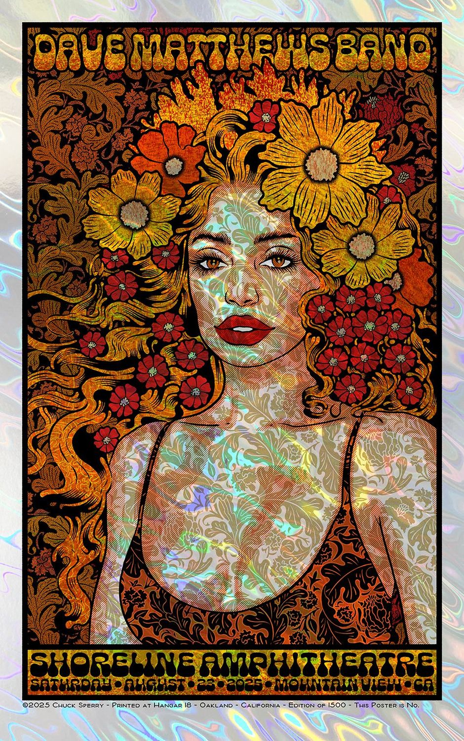Editions d'art de CHUCK SPERRY a pour titre  DAVE MATTHEWS,LAVA ,AP style expo chuck dim : CHUCK SPERRYprix:250