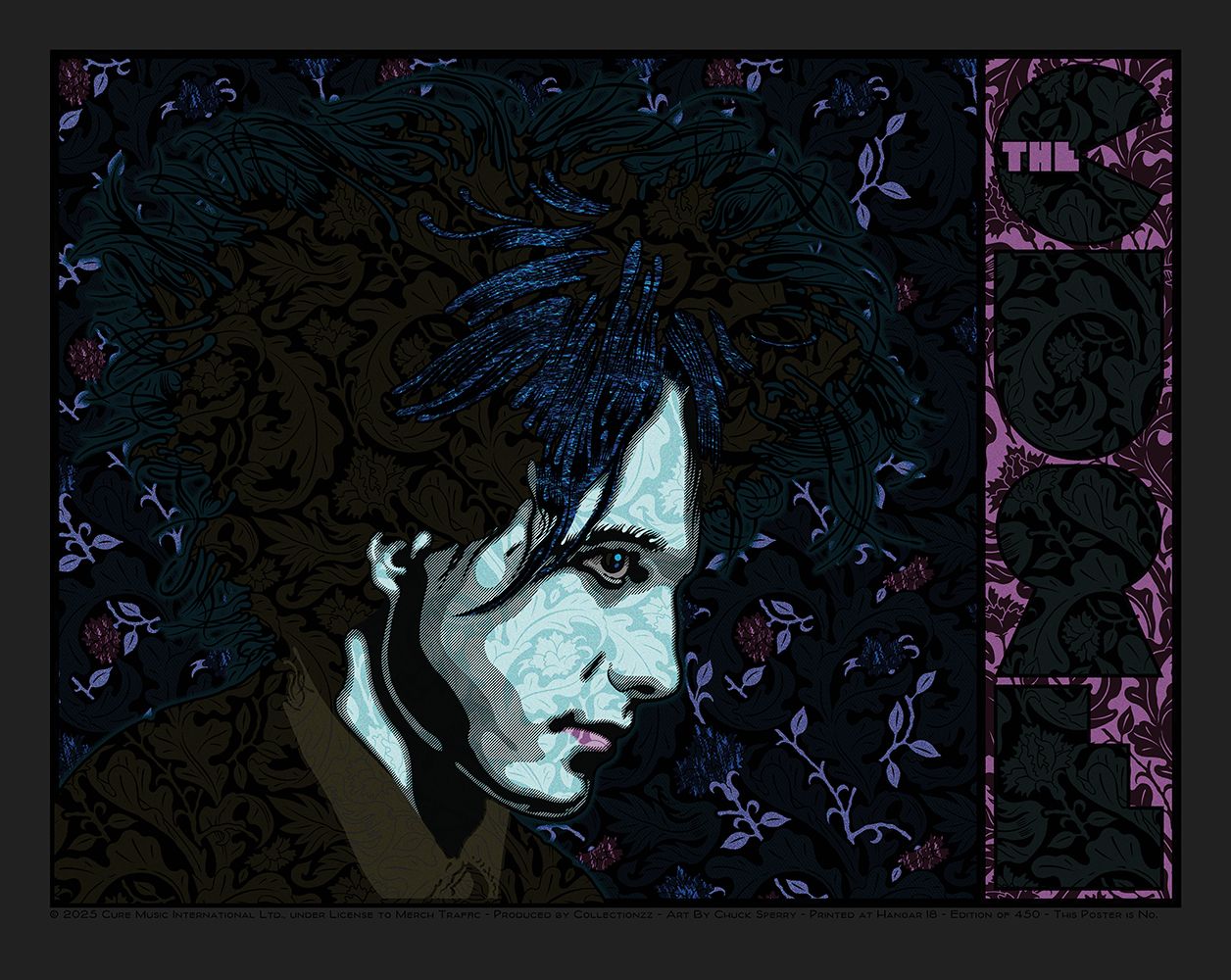 Editions d'art de CHUCK SPERRY a pour titre  The Cure Black style figuratif dim : CHUCK SPERRYprix:350