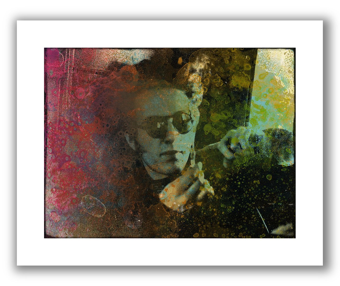 Editions d'art de CHUCK SPERRY a pour titre  Joe Strummer Blotter style expo chuck dim : CHUCK SPERRYprix:150