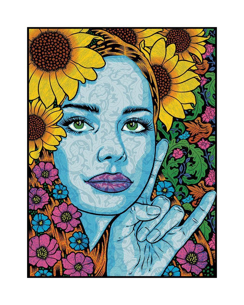 Editions d'art de CHUCK SPERRY a pour titre  The Bacchante Blotter style expo chuck dim : CHUCK SPERRYprix:150