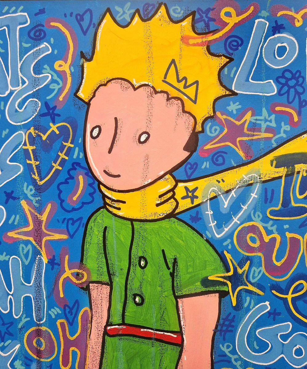 Tableau de RICO SAB a pour titre  Good vibes Only style street pop art dim : RICO SABprix:600