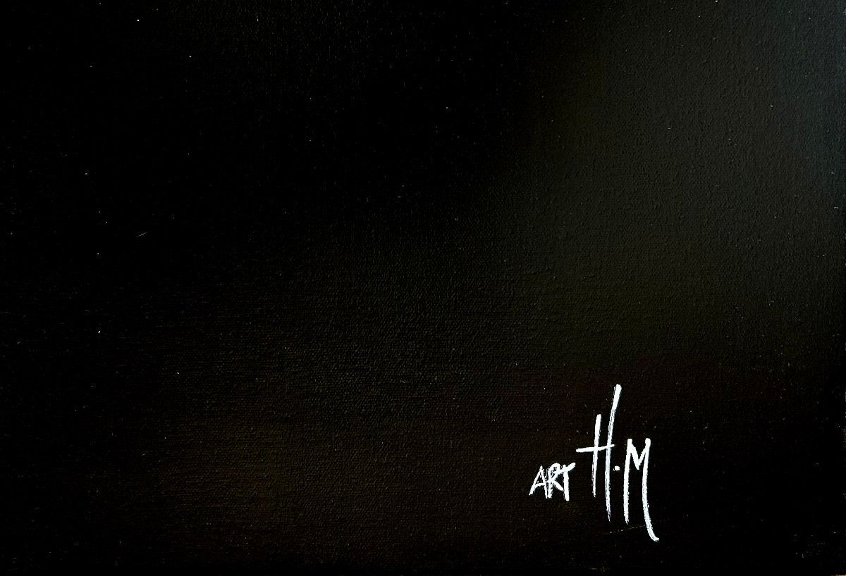 Tableau de ART HM a pour titre  Gorille au cigare UV style street art dim : ART HMprix:1200