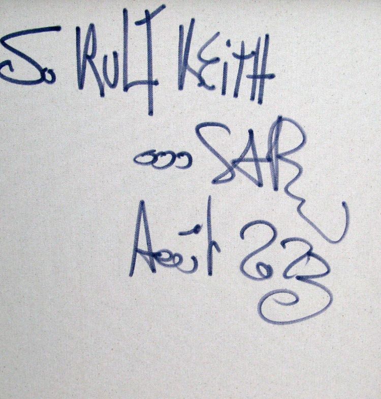 Tableau de RICO SAB a pour titre  So Kult Keith style street pop art, street art dim : RICO SABprix:950