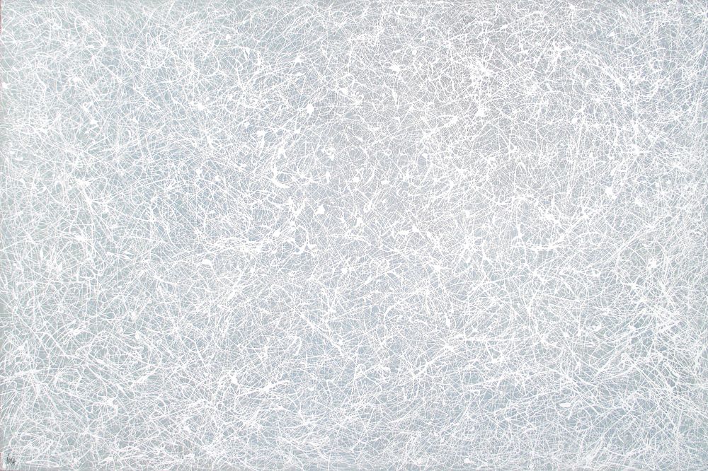 Tableau de NASH a pour titre  MOVIE 3 style abstrait dim : NASHprix:2500