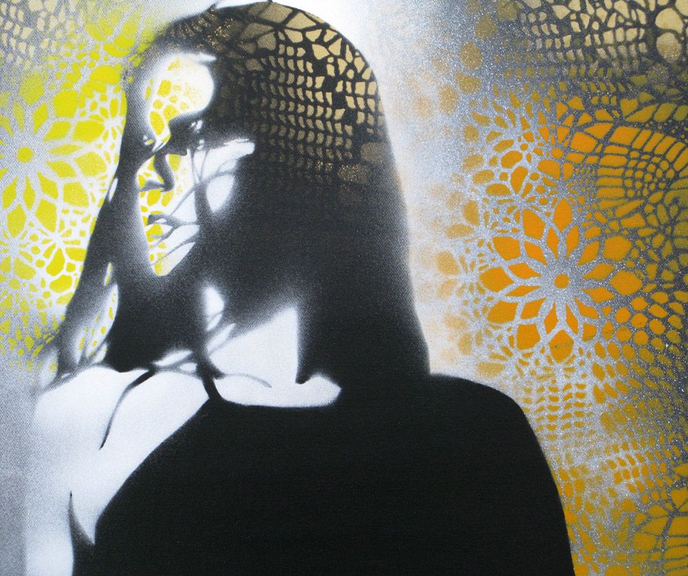 Tableau de KARO TRASS a pour titre  Sans titre 1 style street pop art, street art dim : KARO TRASSprix:400