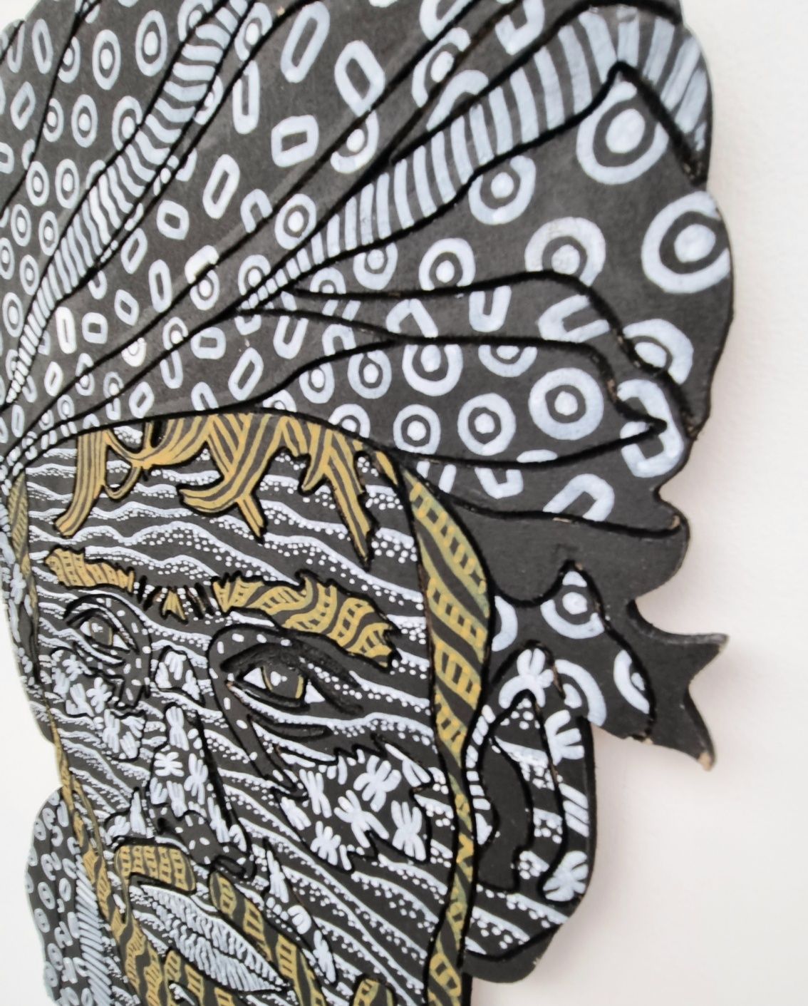 Sculpture de JACK JACQUOT a pour titre  REGARDE NOUS 6 style street pop art dim : JACK JACQUOTprix:350